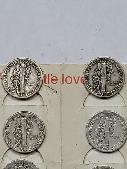 Historic Mercury Dime Collection (1919-1943) - Iconic Silver Coins for Collectors & Investors