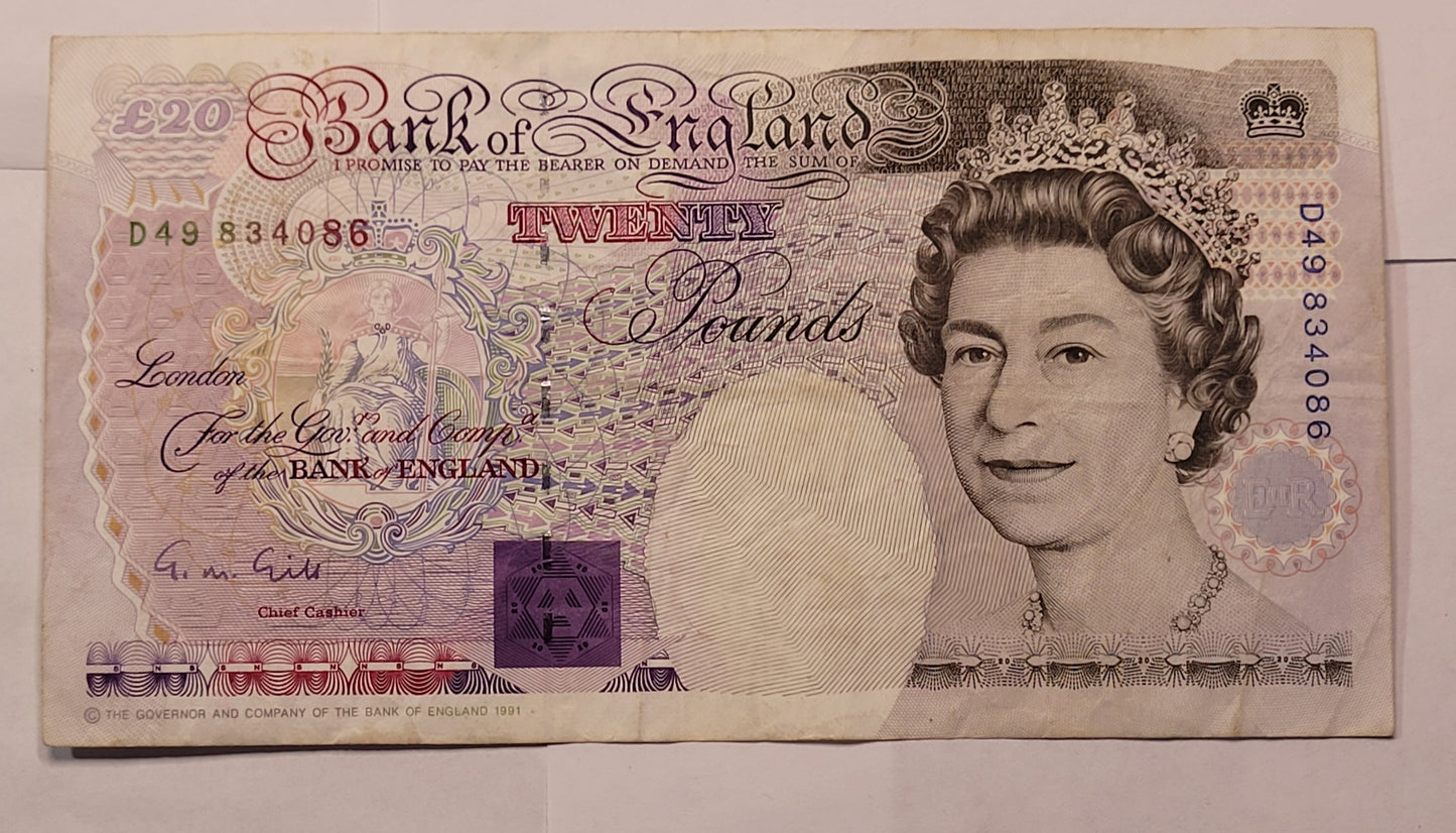 Vintage Bank of England Note Collection. Sequential Serial Numbers. Historical British Currency Lot