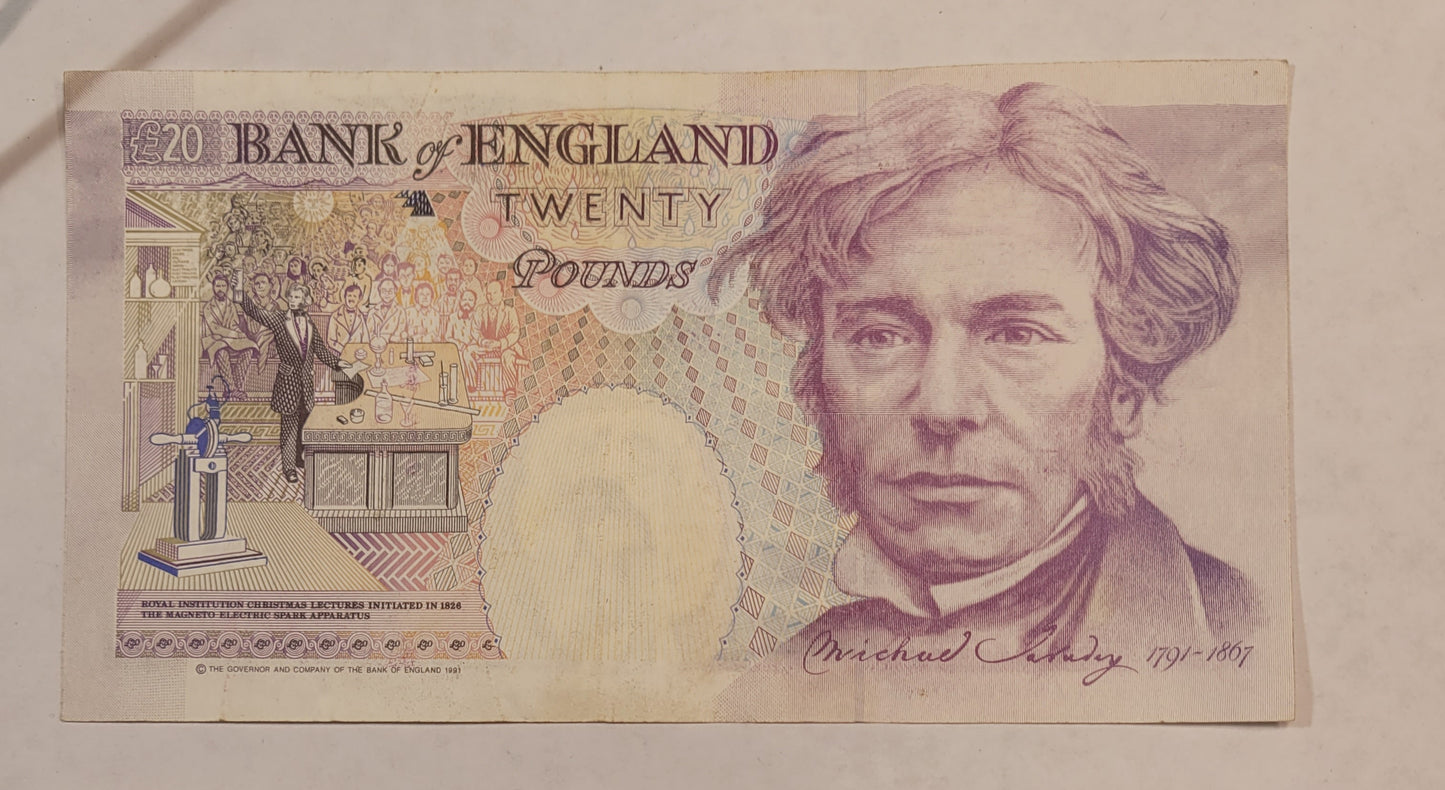 Vintage Bank of England Note Collection. Sequential Serial Numbers. Historical British Currency Lot