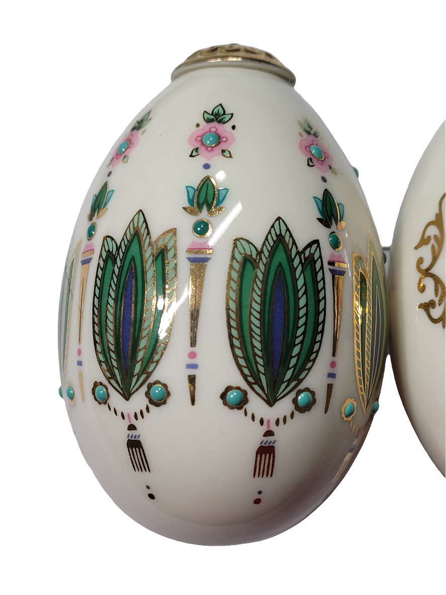 Lenox China Treasures Collection Easter Egg Set – Issued 1995