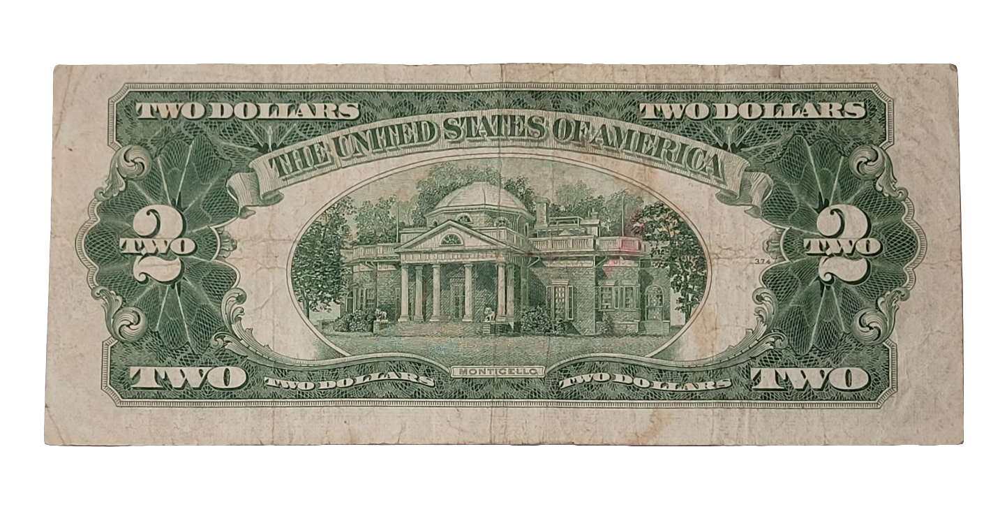 Rare 1928 $2 United States Note E23145114A - Vintage Red Seal Currency with Unique Signature and History