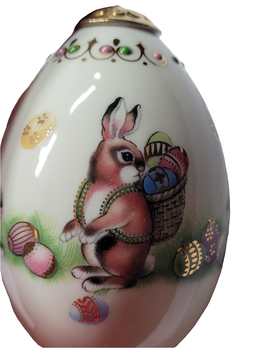 Lenox China Treasures Collection Easter Egg Set – Issued 1995