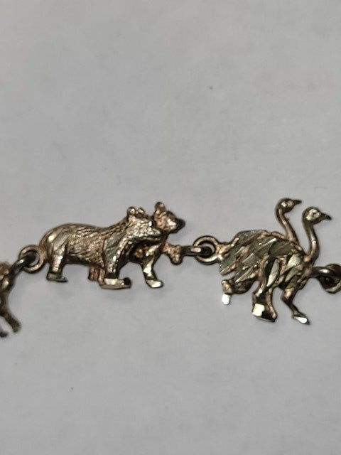 Sterling Silver Noah’s Ark Silver Necklace and Bracelet Set