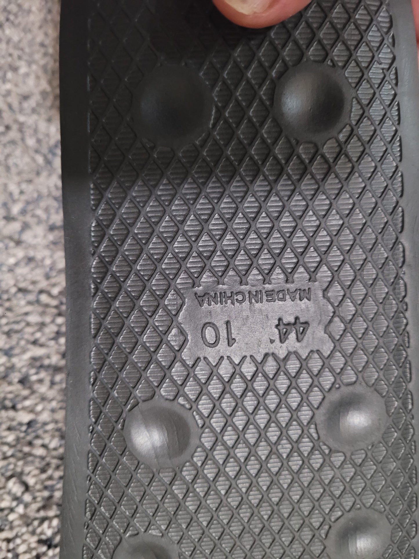 Black Saints "F*CK OFF" Slide Sandals - Size 10 (EU 44)