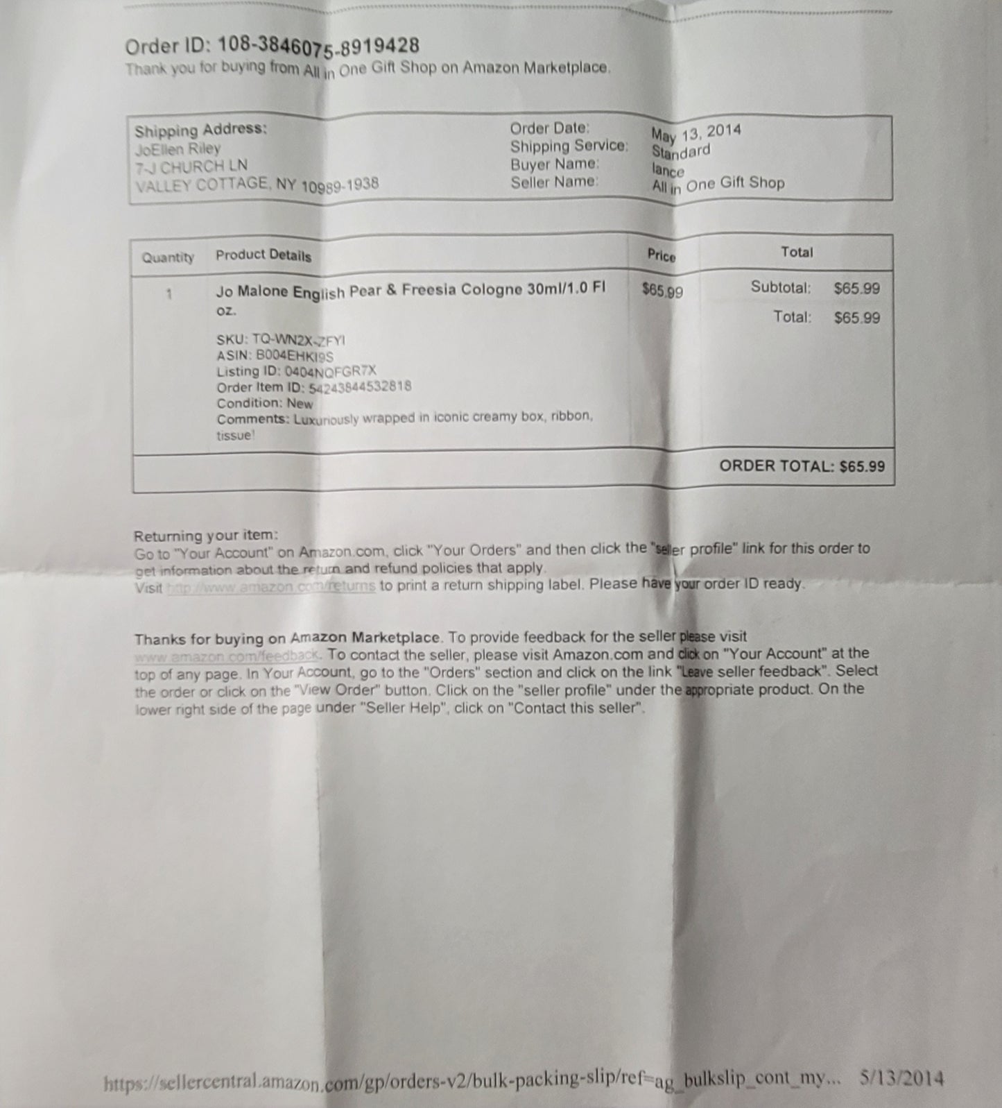 Jo Malone London English Pear & Freesia Cologne - 30ml (1.0 FL oz)