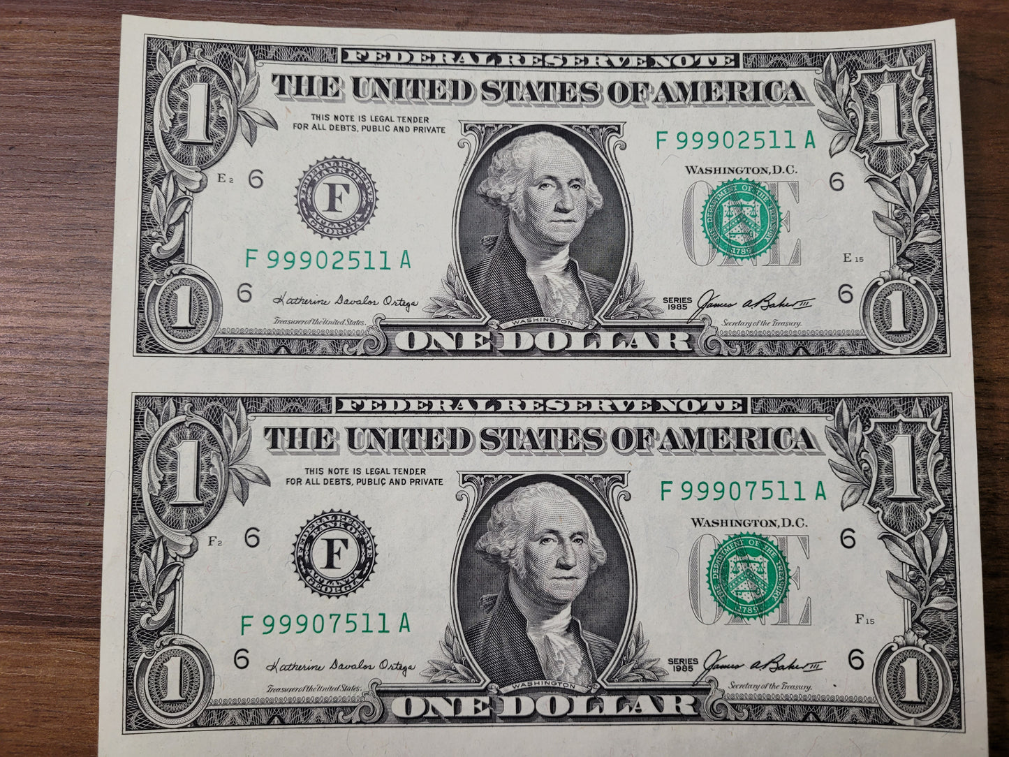 Uncut $1 Notes and Historical Treasury Documents - Collectible Currency and Memorabilia Set
