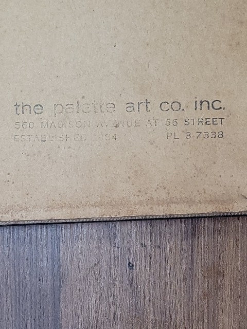 Antique Persian Manuscript Artwork - Framed Hand-Painted Scene