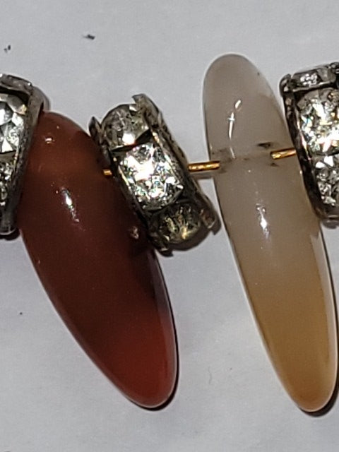 Triple-Strand Beaded Necklace with Citrine and Agate