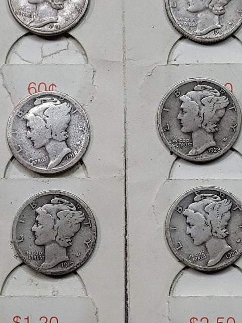 Historic Mercury Dime Collection (1919-1943) - Iconic Silver Coins for Collectors & Investors