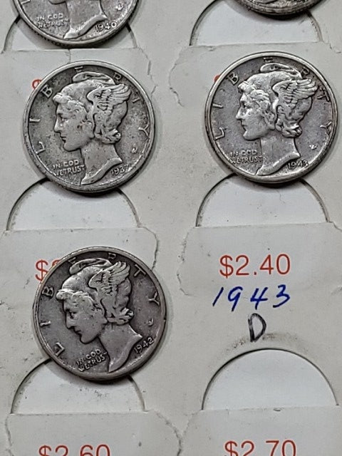 Historic Mercury Dime Collection (1919-1943) - Iconic Silver Coins for Collectors & Investors