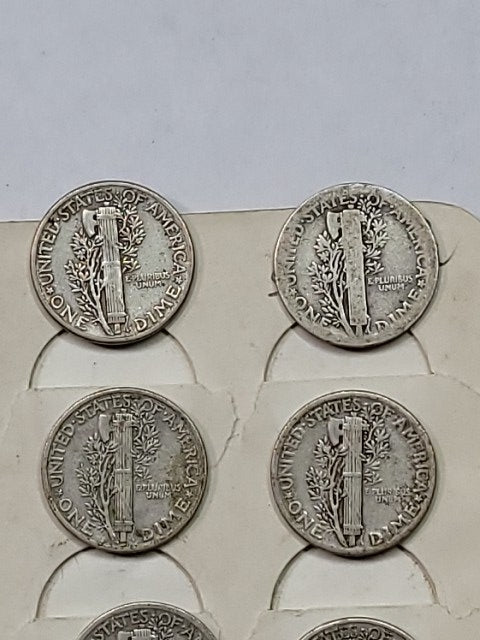 Historic Mercury Dime Collection (1919-1943) - Iconic Silver Coins for Collectors & Investors