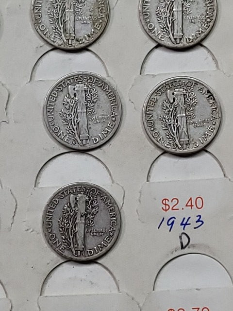 Historic Mercury Dime Collection (1919-1943) - Iconic Silver Coins for Collectors & Investors