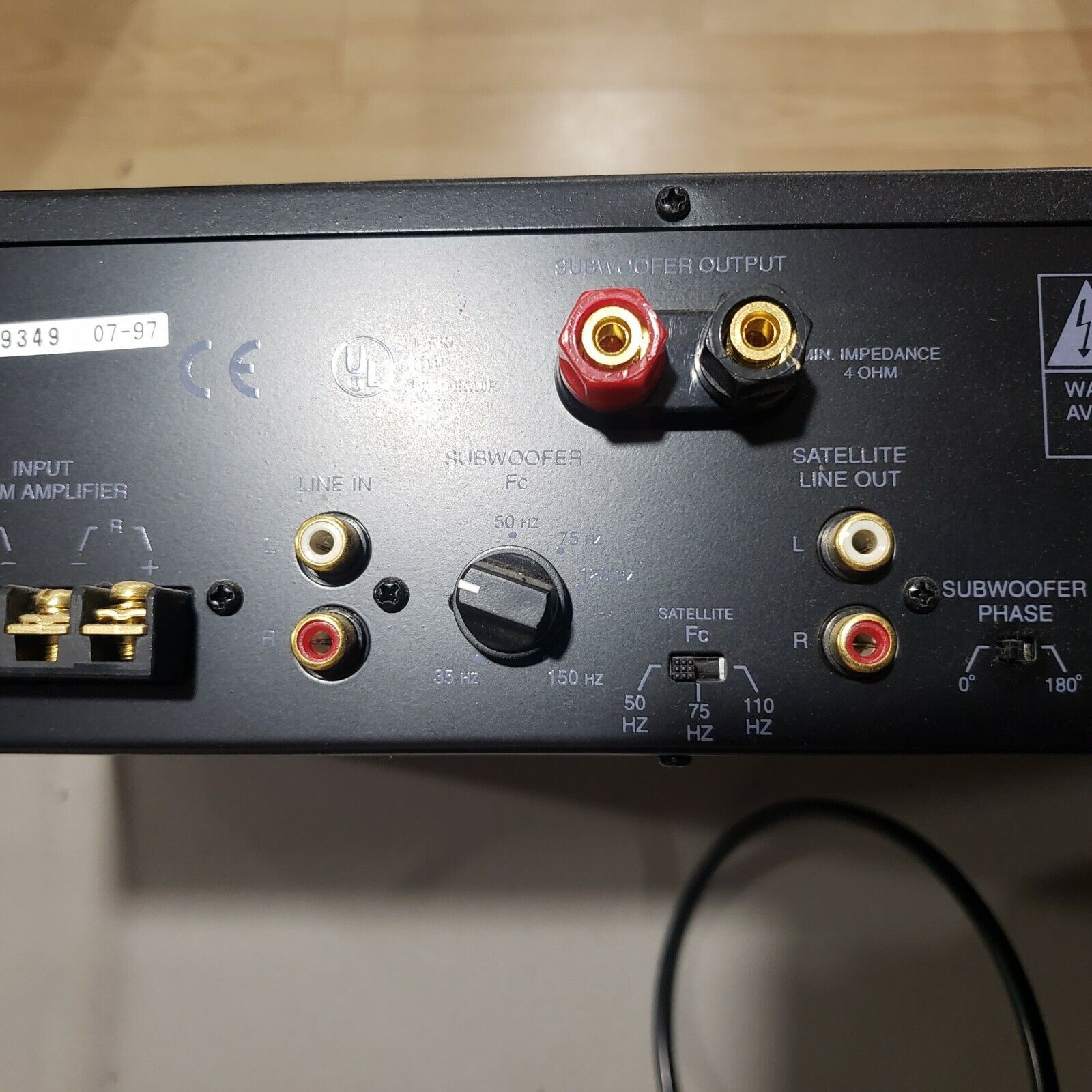 NHT SA2 SUBWOOFER AMPLIFIER 