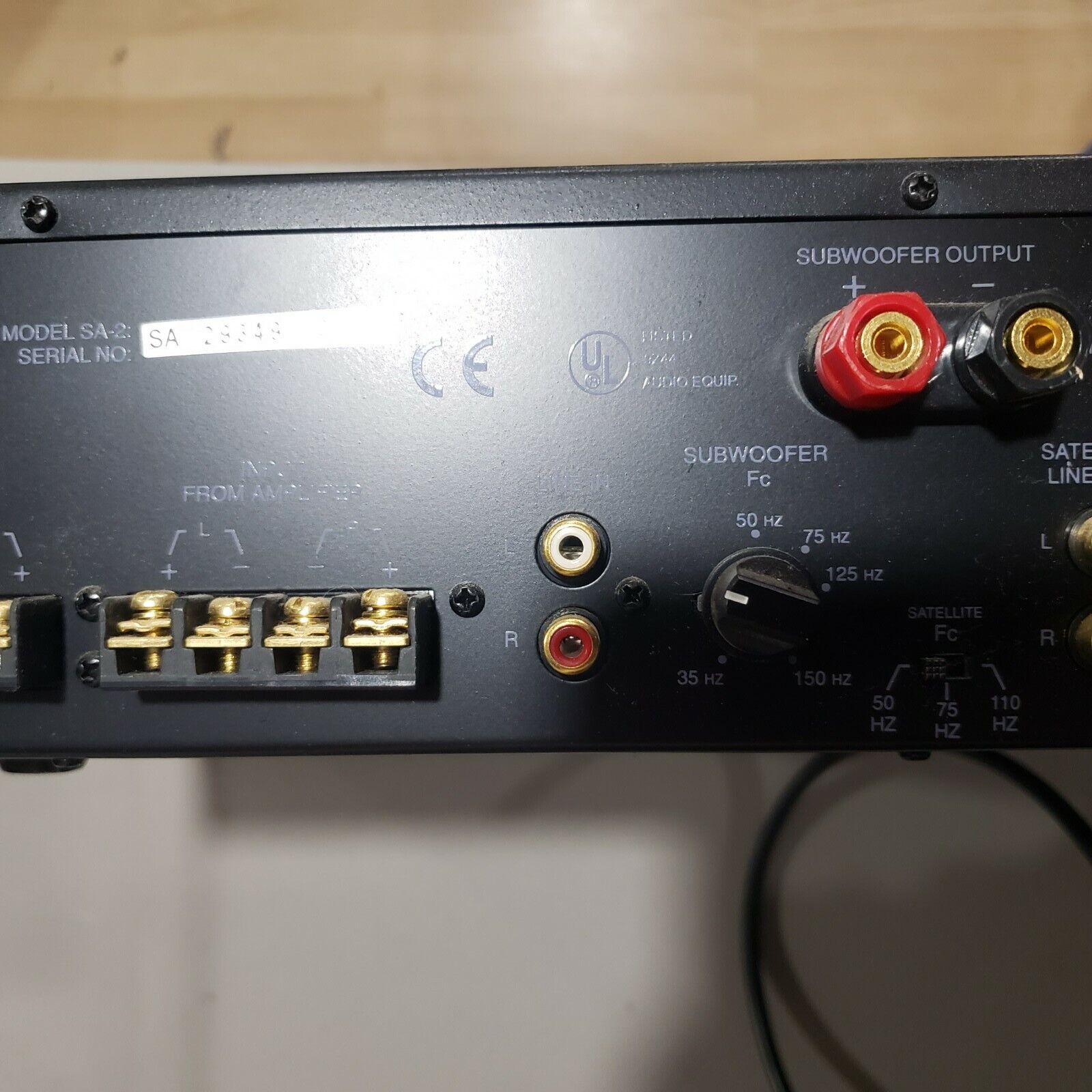 NHT SA2 SUBWOOFER AMPLIFIER 