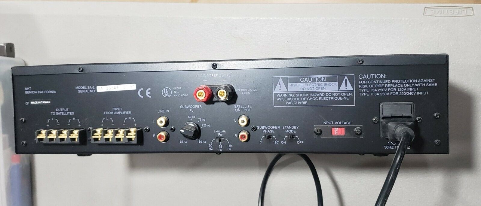 NHT SA2 SUBWOOFER AMPLIFIER 