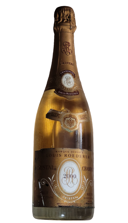 Millennium 2000 Cristal Champagne Bottle – Display Collectible (Perfect Condition, Sealed)