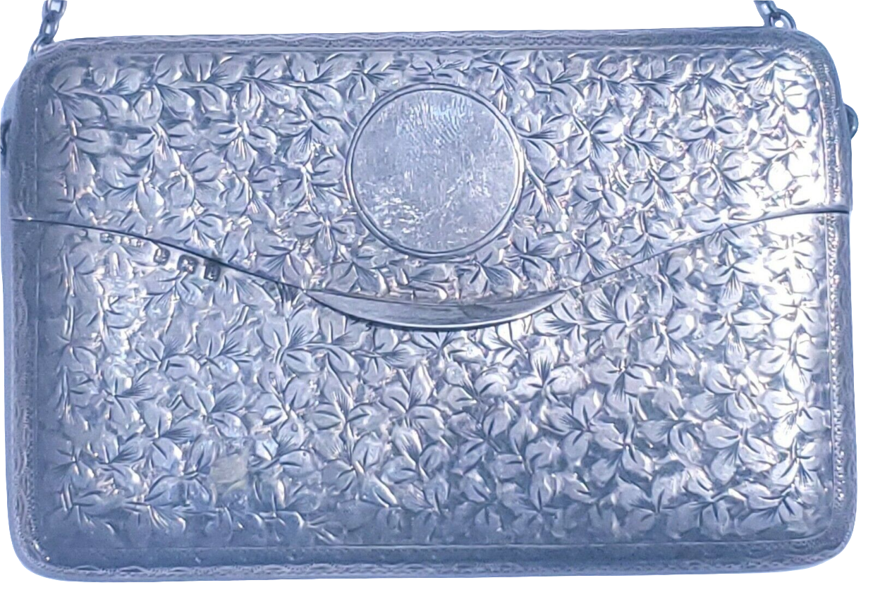 Antique S. Blanckensee & Sons Ltd Silver Calling Card Case. NOT monogrammed!!