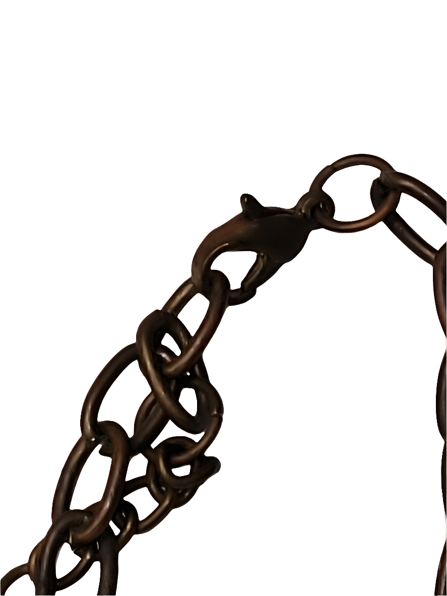 Handcrafted Multi-Strand Beaded Necklace with Bronze-Toned Clasp