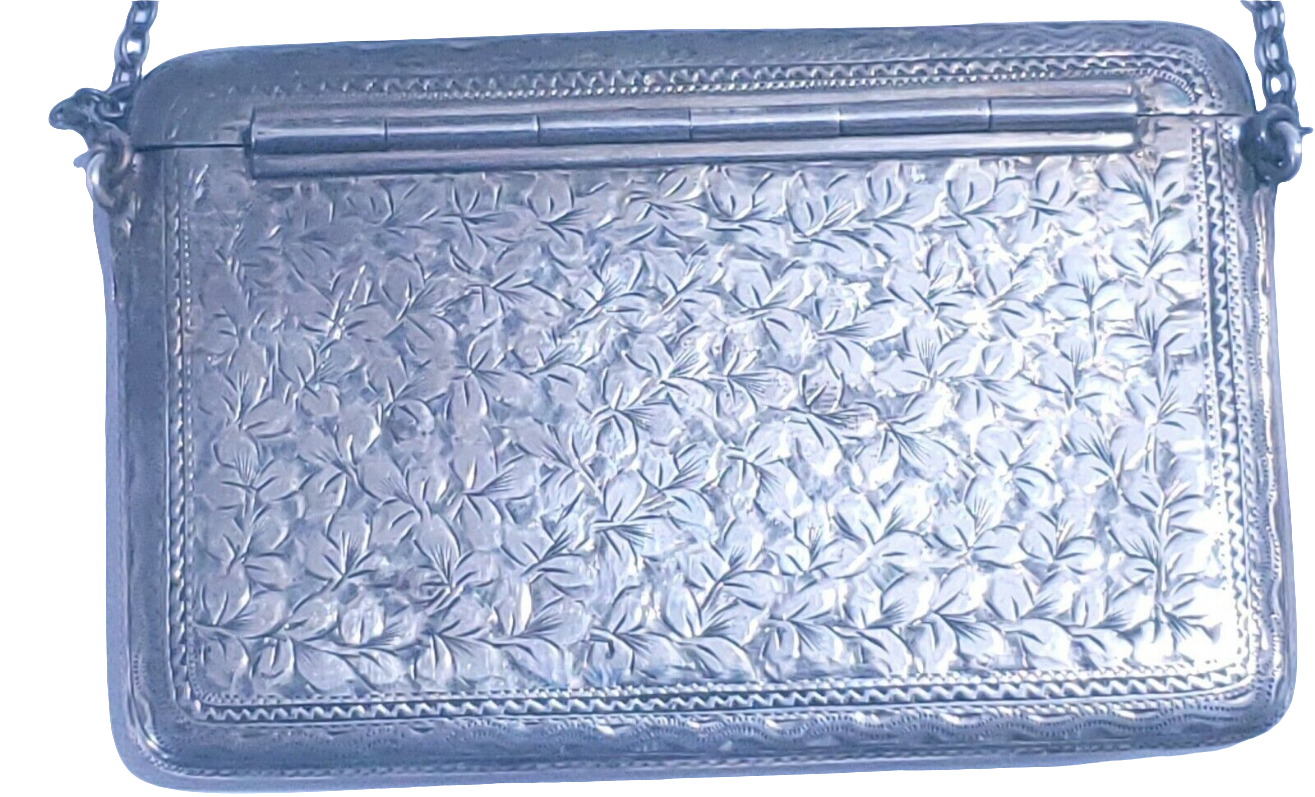 Antique S. Blanckensee & Sons Ltd Silver Calling Card Case. NOT monogrammed!!
