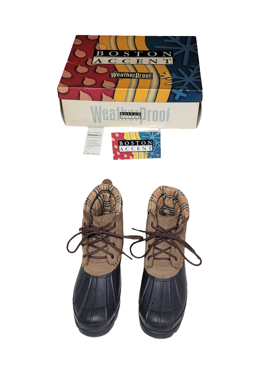 Boston Accent WeatherProof “Fargo” Duck Boots – Women's Size 10 M (US)
