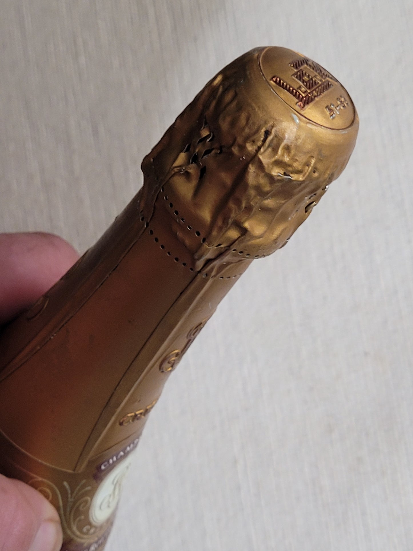 Millennium 2000 Cristal Champagne Bottle – Display Collectible (Perfect Condition, Sealed)