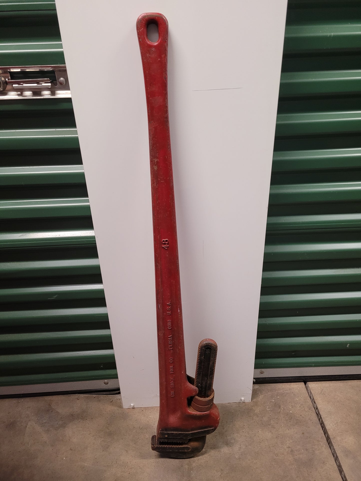 🔧 RIDGID 48" Heavy Duty Pipe Wrench – The Ridge Tool Co. Elyria, Ohio USA