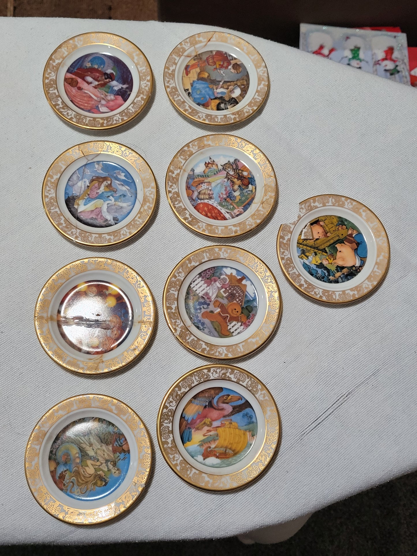 Franklin Mint "The Best Loved Fairy Tales" 40 Mini Plate Collection Signature Edition 🌟
