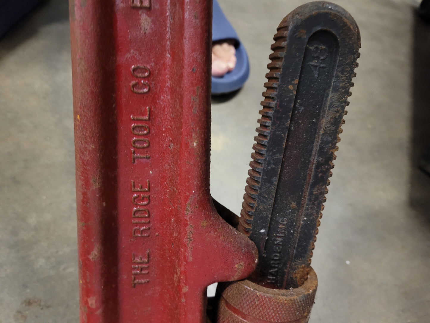 🔧 RIDGID 48" Heavy Duty Pipe Wrench – The Ridge Tool Co. Elyria, Ohio USA