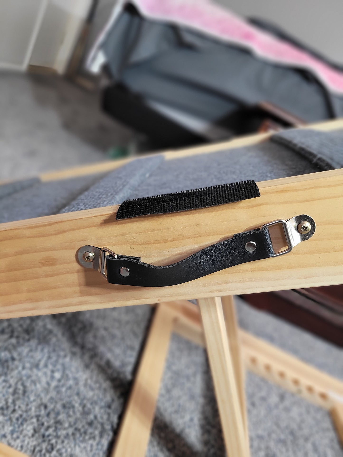 Adjustable Wooden Pet Ramp w/ Safety Side Rails — Carpeted, Foldable, Dog or Cat Bed Ramp 🐾