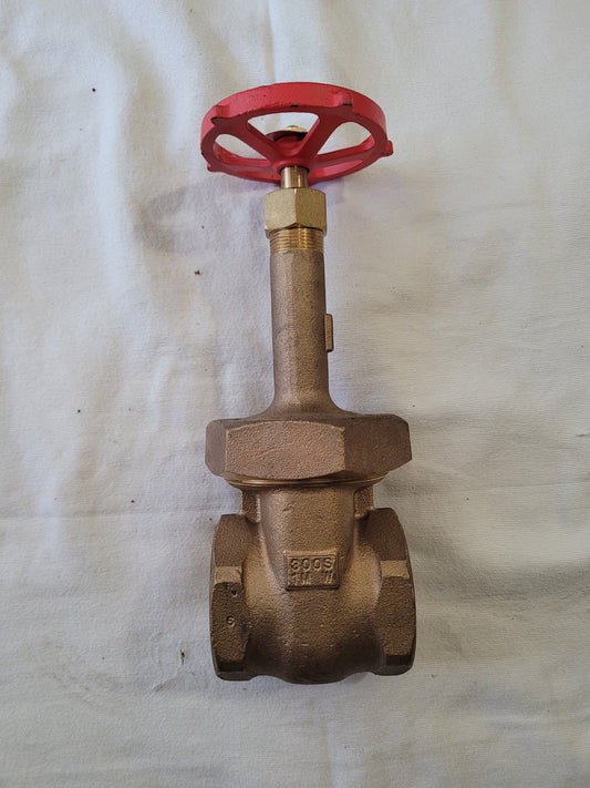 2" Milwaukee Valve Bronze Gate Valve – Fig. 1182 – 300 SWP / 1000 WOG – Made in USA