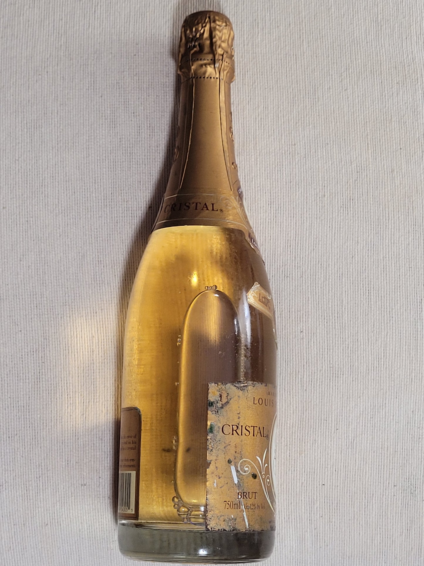 Millennium 2000 Cristal Champagne Bottle – Display Collectible (Perfect Condition, Sealed)