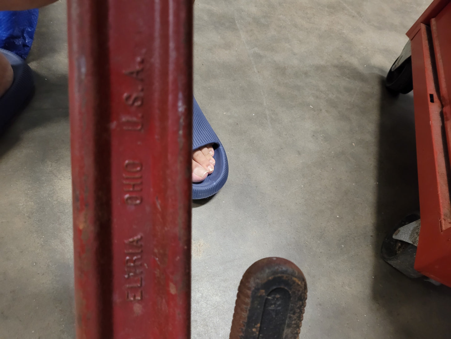 🔧 RIDGID 48" Heavy Duty Pipe Wrench – The Ridge Tool Co. Elyria, Ohio USA